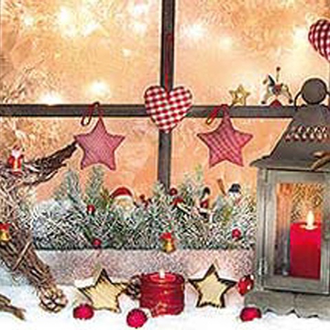 Weihnachtskarten "frohes Adventsfenster"