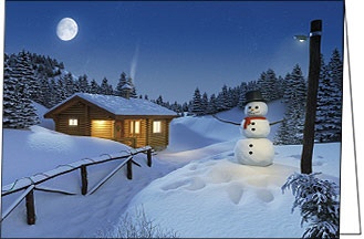 Weihnachtskarten "Snowmans Night"