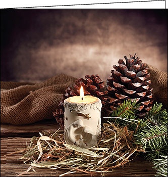 Weihnachtskarte "sinnliche Adventsstimmung"