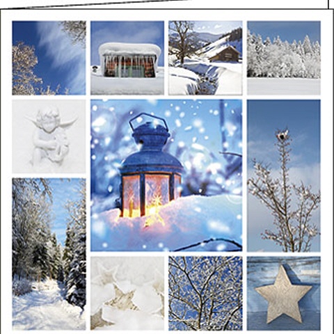 Weihnachtskarten "Laterne & Sterne"