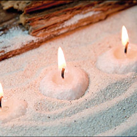 Weihnachtskarten "Sand-Kerzen-Stimmung"