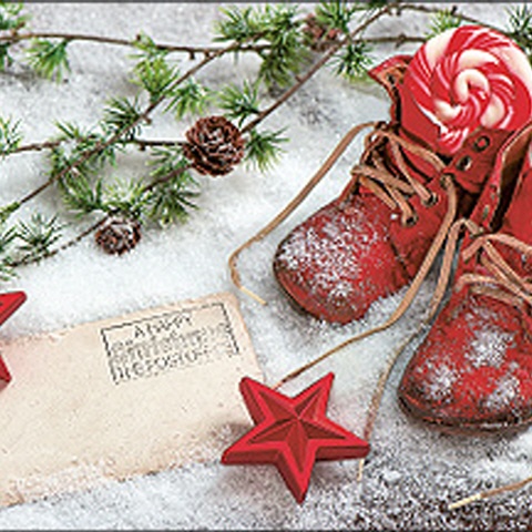 Weihnachtskarten "Post vom St. Nikolaus"