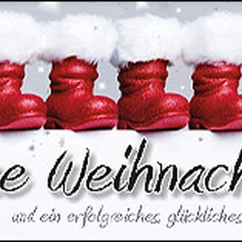 Weihnachtskarten "Die wahren Nikolaus-Schuhe"