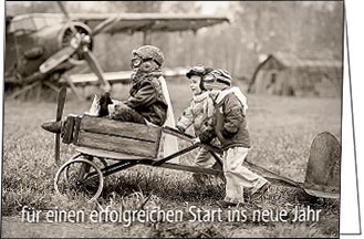 Weihnachtskarte "erfolgreicher Start"